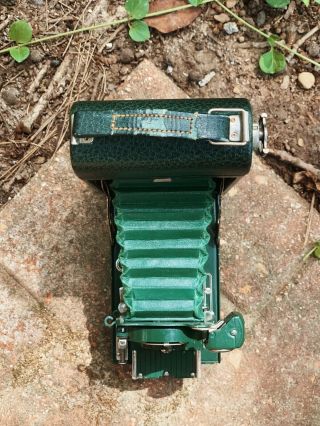 Antique Kodak Eastman Pocket No.  1 Model A green Film Camera 1930’s 3