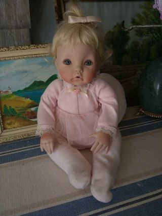 Ashton Drake Sugar Plum Pink Ballerina Baby Doll Porcelain Vintage 1993 Effner