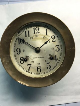Seth Thomas Corsair - W Ships Clock Model 5537 - 000