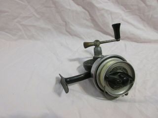 Vintage Fishing Reel Bache Brown Mastereel Model 3 Made In Usa Lionel Corp.
