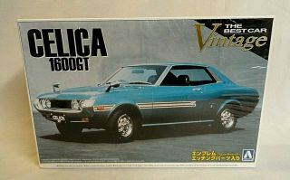 Look 1970 Toyota Celica 1600 Gt Aoshima 1/24 Factory Model Kit