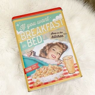 Nostalgic Art If You Want Breakfast In Bed,  Sleep In The Kitchen Cereal Tin