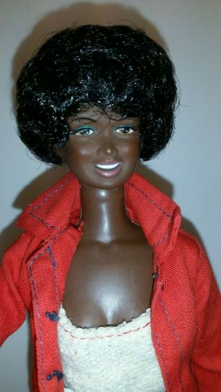 Vintage Kenner Black Aa Skye Doll With Afro Clothes Friend Of Dusty