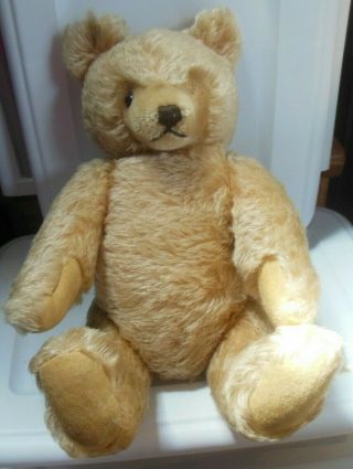 Antique Steiff Growler Mohair Jointed Teddy Bear