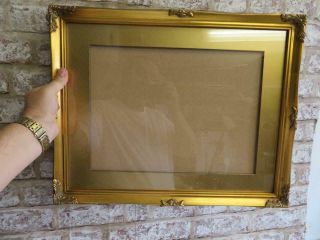 Old Picture Frame Gold Fits A 18 Inch X 14 " Painting