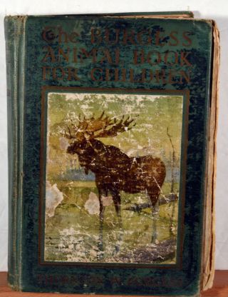 1920 Antique Childrens Illustrated Book Burgess Animal Book Peter Rabbit Jumper