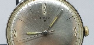 VINTAGE MEN AUTOMATIC TIMEX 21 JEWELS 1968 RUNNING 2