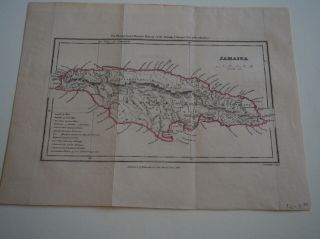 Antique Map: " Jamaica "