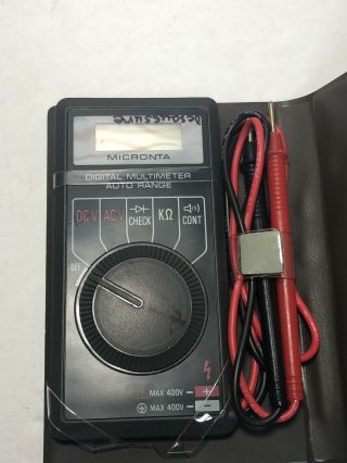 Vintage Micronta LCD Digital Autoranging Pocket Multimeter 22 - 171 Radio Shack 3