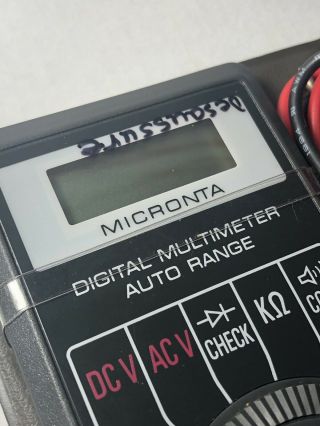 Vintage Micronta LCD Digital Autoranging Pocket Multimeter 22 - 171 Radio Shack 5