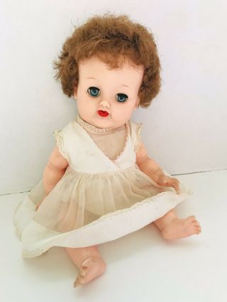 14” Vintage Ideal Betsy Wetsy Vinyl Doll Vw - 2 W/clothes