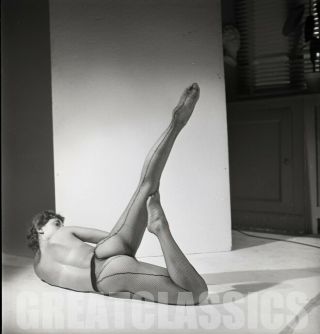 Shirley Levitt 1950s Svelte Nude Model 2 1/4 Camera Negative Peter Basch