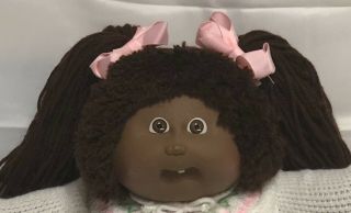Vintage 1986 Cabbage Patch Kids Doll Head Mold 5 Body Tag Ok Euc.