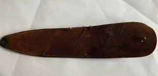 Antique Marble’s Fixed Blade Knife With Sheath.  6” Gladstone Michigan USA 8