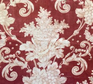 Gently Faded 19th Century French Linen Cotton Toile De Jouy 219
