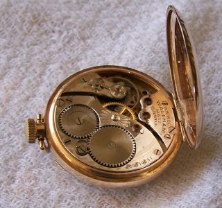 Vintage Waltham Pocket Watch 0 Size 15 Jewel 10K Gold Filled Case 3
