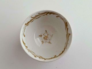 Antique 18th Century Meissen Hand Painted Porcelain Floral & Gilt Tea Bowl 5