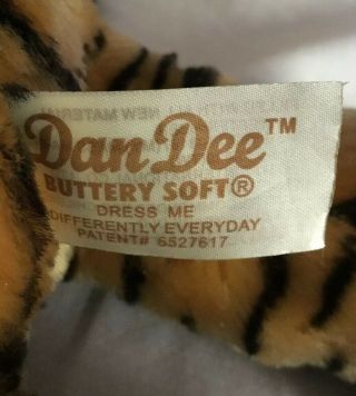 Dan Dee Plush Buttery Soft Cat Tiger Toy Jungle Safari 16” Tall 5