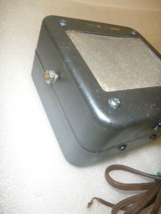 General Electric Police Radio Antique Speaker (4EZ1A - 4) Sound is. 3