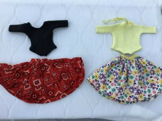 Vintage Vogue Jill Doll Clothes Bodysuits Tagged 1950s Fits 10 " Dolls