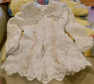 40 Vintage Couture Fanciest Beaded Jacket For Antique Bisque Or Early Doll Etc