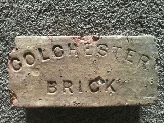 Vintage Colchester Illinois Antique Brick Moses King Tile