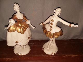 Ackermann & Fritze Dresden two figurines dancing. 4