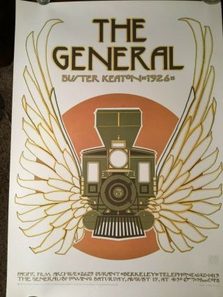 David Lance Goines Vintage Poster The General - Portal Publications 1977