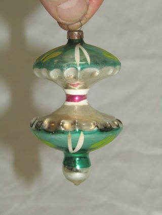 German Antique Apple Core Figural Glass Christmas Ornament Decoration 1930 