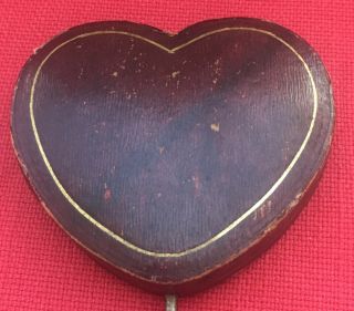 Victorian Jewellery Box Antique Jewelry Case Heart Shape Necklace Bracelet Box