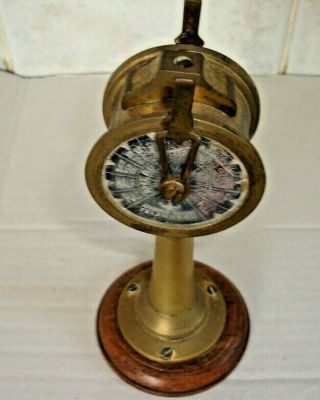 Miniature Brass Nautical Engine Room Telegraph 6 Inches