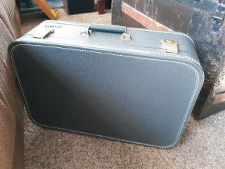 Antique Vintage Starline Hard Shell Travel Suitcase Luggage