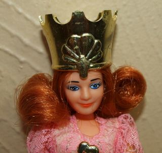 Vintage Mego Wizard Of Oz Glinda The Good Witch Doll W/ Crown & Dress