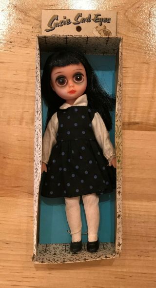 Susie Sad Eyes Jointed Vinyl Doll With Rooted Hair Orignial