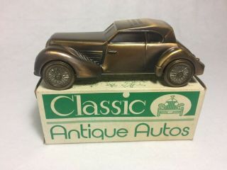 Vintage Banthrico Classic Antique Auto1936 Cord Coin Spring Grove National Bank