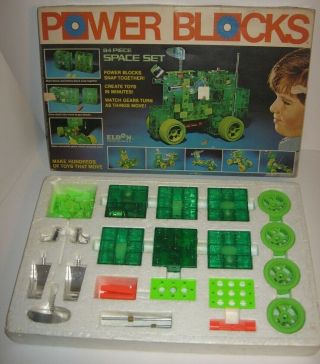 Vintage Toy Eldon Power Blocks Space Set 9702