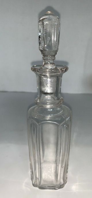 Vintage Antique 5 piece Cruet Set Victorian Glass Condiment Holder 5