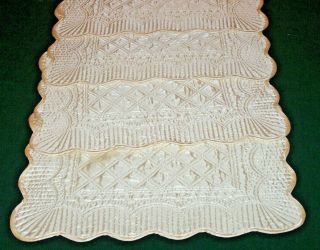 4 Quilted Satin Placemats,  Lemon Yellow,  Stunning Design