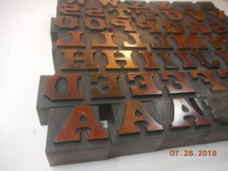 Printing Letterpress Printer Block Page & Co Greeneville Antique Alphabet 2