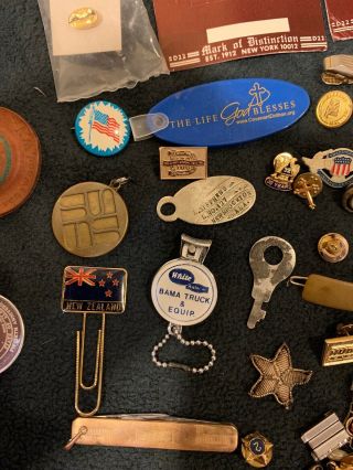 Antique Vintage Junk Drawer Knick Knacks Collectibles Boy Scouts Lapel Pins 3