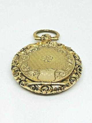 Antique Georgian Gold Cased Mourning Locket / Pendarare Collectible