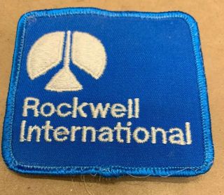Rockwell International Space Division Uniform Patch