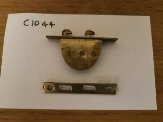 Nicer Quality Lock And Keep For Vintage Or Antique Writing Slope.  Brass.