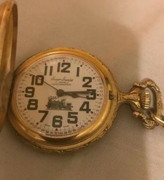 Vintage Ever Swiss Mechanical Wind Up Pocket Watch