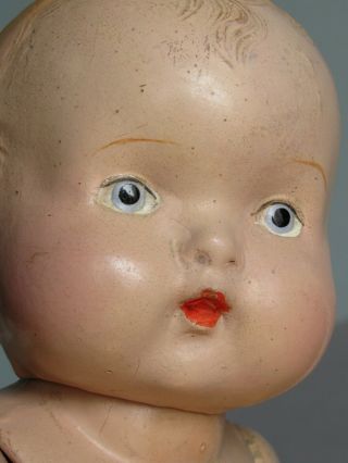 Very Sweet Antique Vintage Baby Toddler Girl Doll 11 