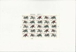 Us Stamps/postage/sheets Sc 3023a Antique Autompbiles Mnh F - Vf Og Fv$8.  00