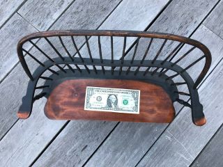 Antique Wood Windsor Bench Salesman’s Sample 2