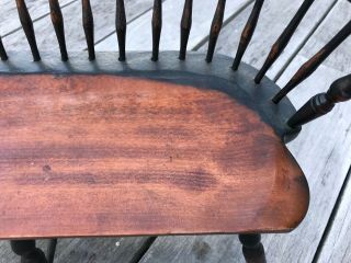 Antique Wood Windsor Bench Salesman’s Sample 5
