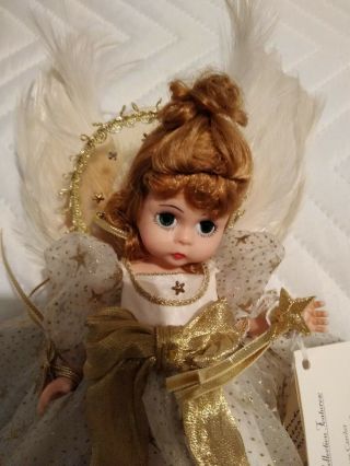 Vintage Madame Alexander Heavenly Angel Gold Tree Topper 19610 with Tag 2