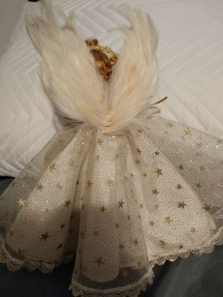 Vintage Madame Alexander Heavenly Angel Gold Tree Topper 19610 with Tag 6